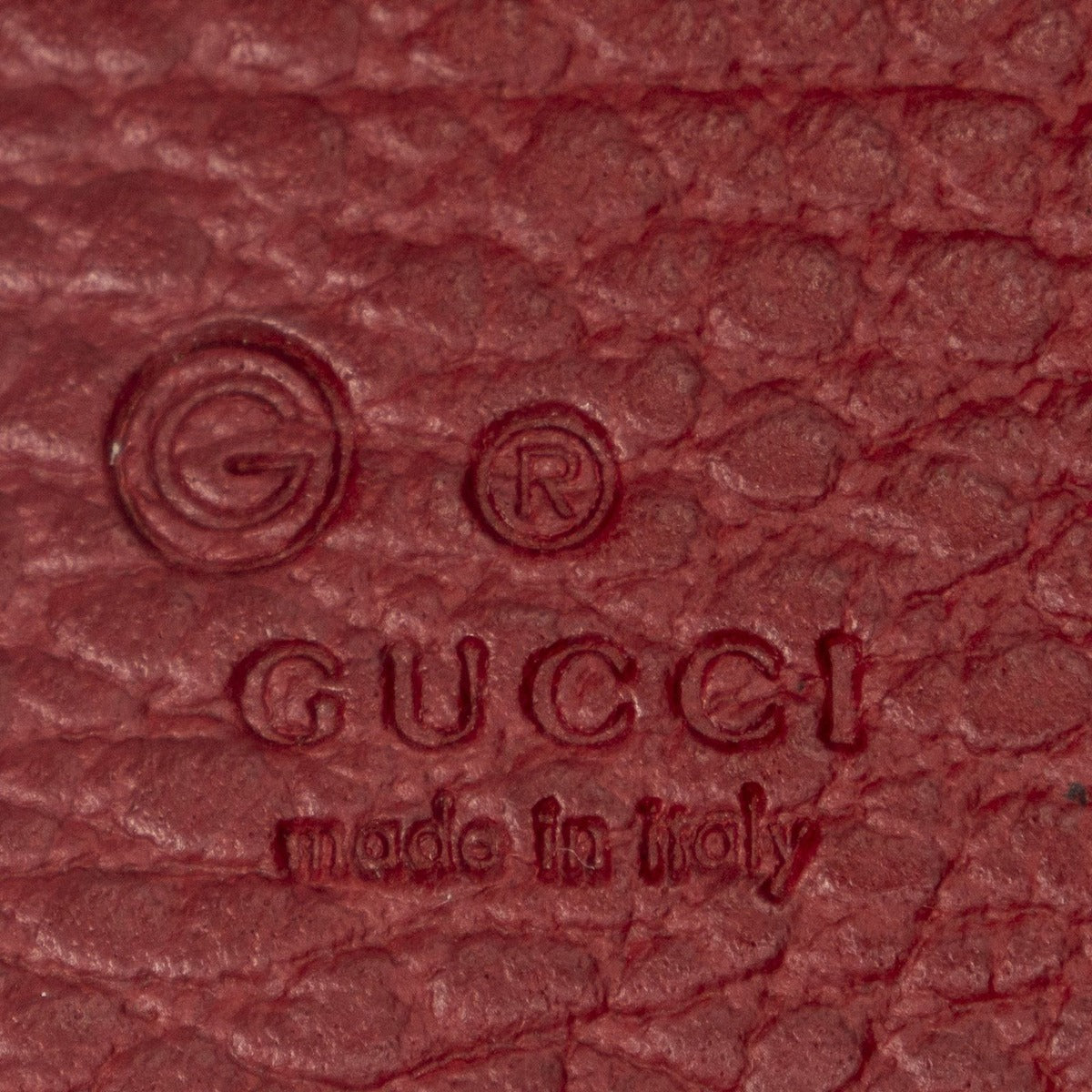 Gucci Red Grain Calfskin Leather — view 4