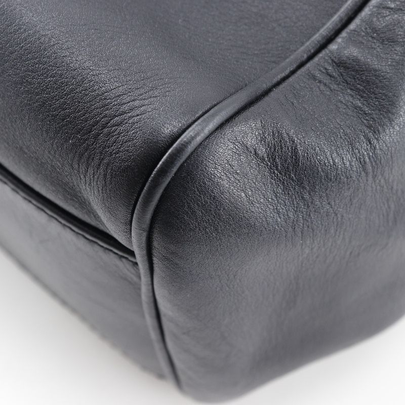 Gucci Vintage Calf Black Backpack Daypack — view 5