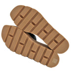 Hermes Eze Sandals Size 39 Leather Black Cork Thick Sole — view 8