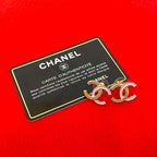 Chanel Coco Mark Motif Logo GP Earrings Accessories 24IB — view 2