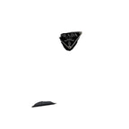 Prada Saffiano Triangle Logo Wallet Black