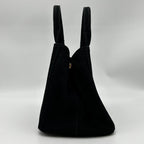 Prada 2-Way Canvas Tote Black Canapa PM Nero Tarco — view 5