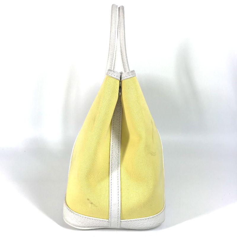 Hermes Handbag Garden Party TPM Toile Ash Yellow — view 4