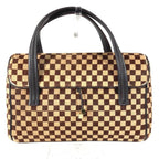 Louis Vuitton Handbag Lion Calf Hair Brown