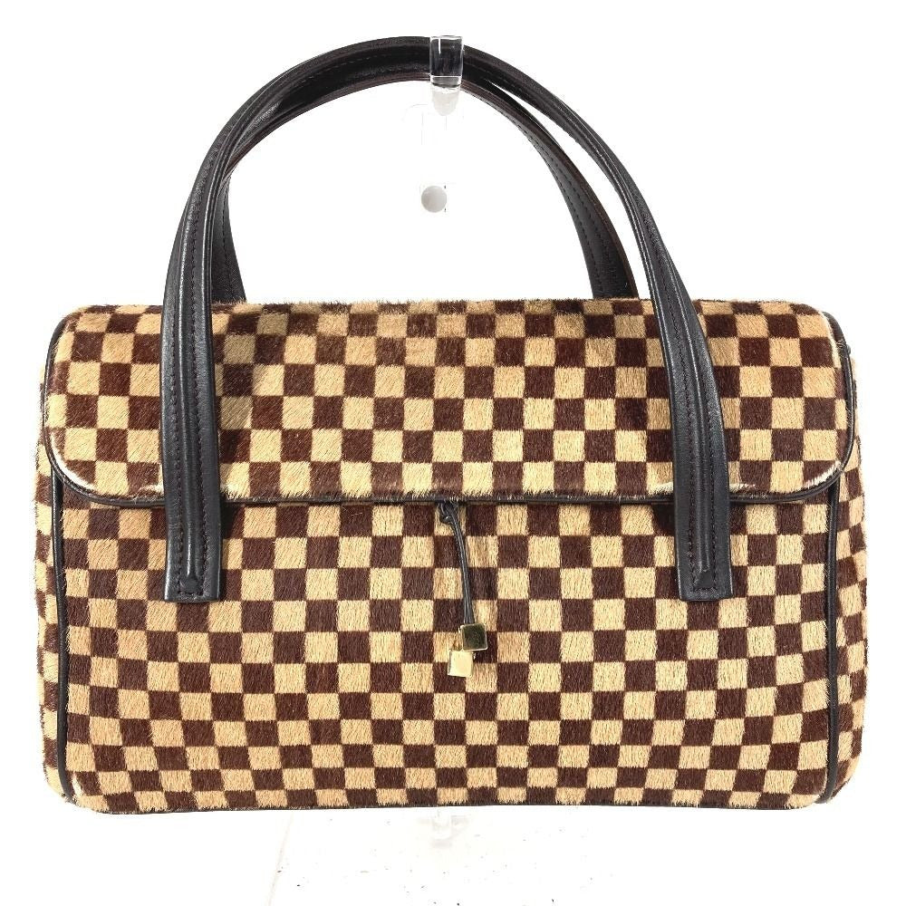 Louis Vuitton Handbag Lion Calf Hair Brown
