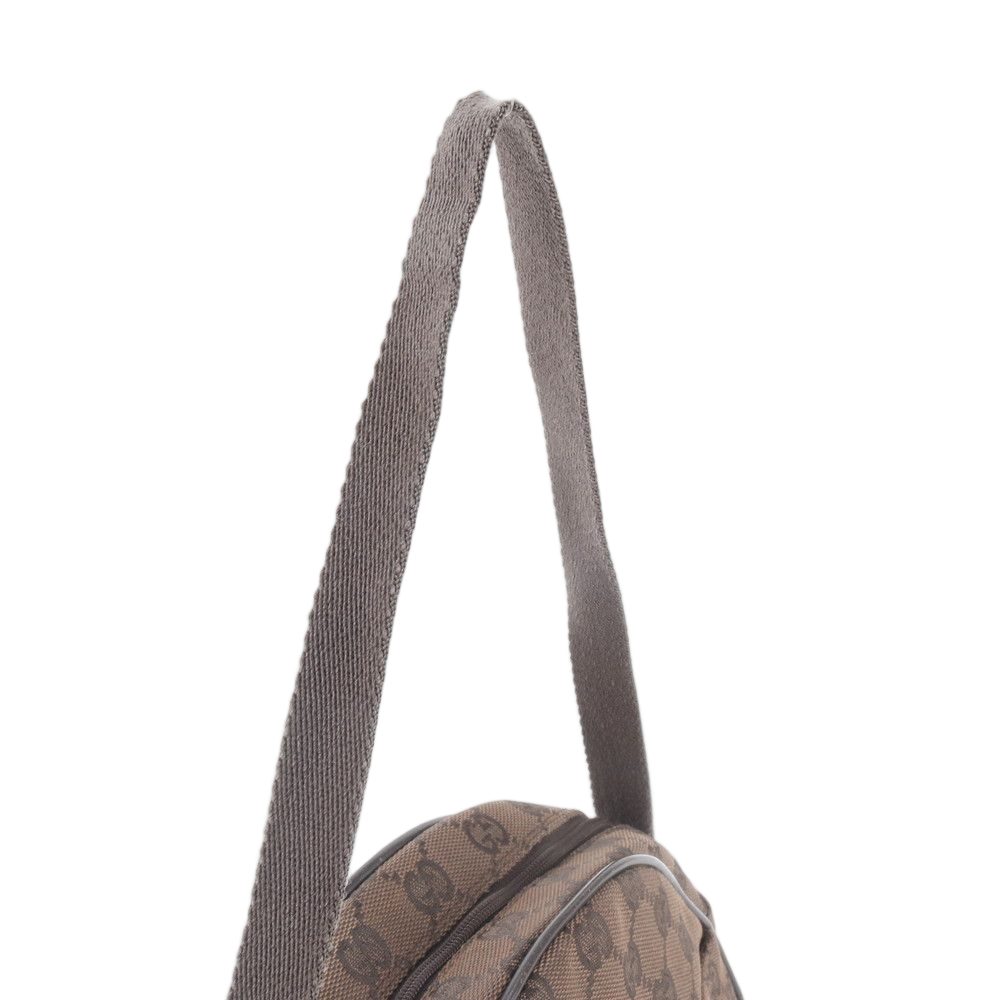Gucci GG Canvas Shoulder Bag Tote Hand Brown — view 2