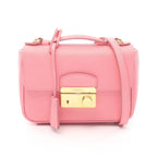 Prada Pink Saffiano Leather Shoulder Bag