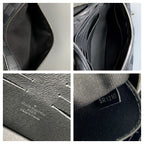 Louis Vuitton Damier Graphite Pochette Kasai Second Bag Black — view 7