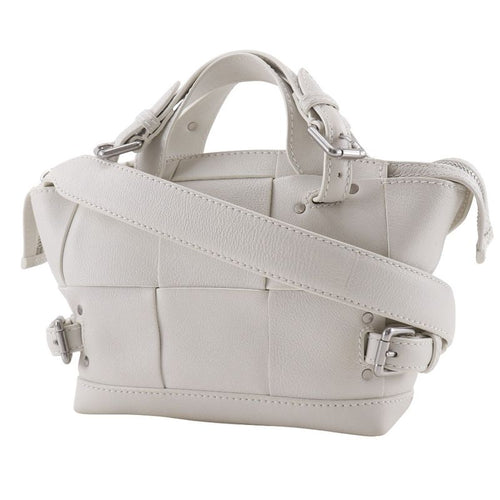 Bottega Veneta Arco Tool Bag Maxi Intre 2-Way Shoulder Calf White — view 2