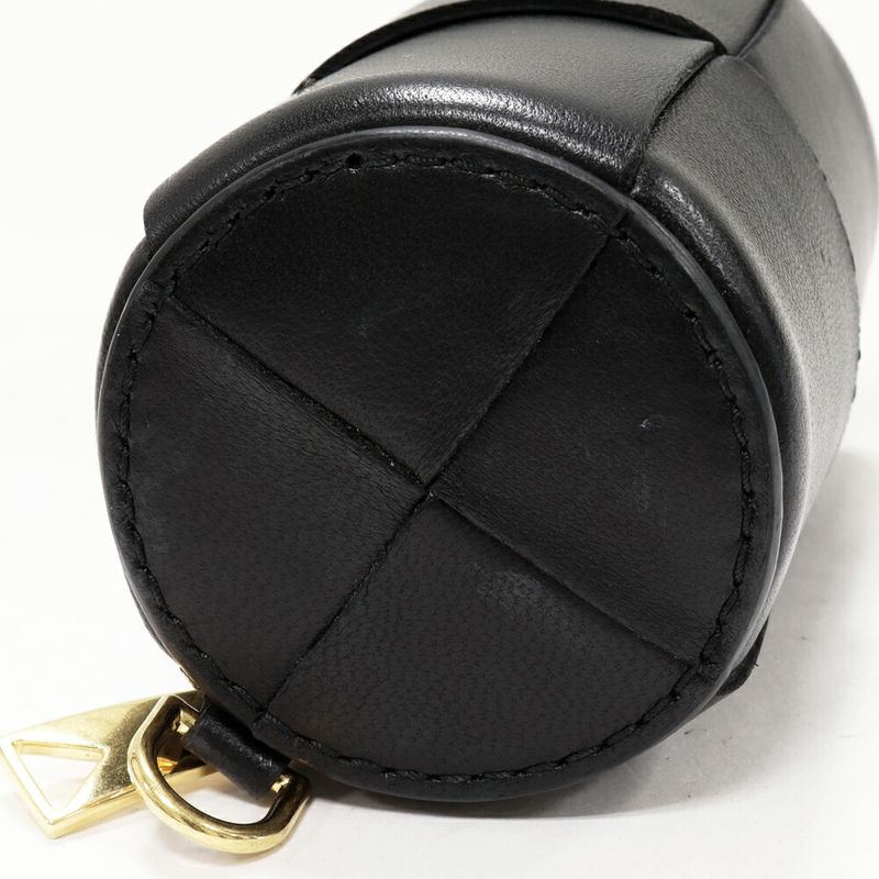 Bottega Veneta Airpods Case Accessory Cassette Calf Black Earphone — view 4