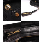 Chanel Chain Tote Lambskin Gold — view 8
