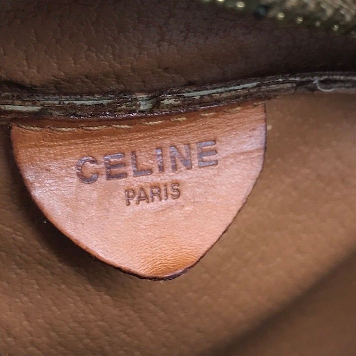 Celine Macadam Triomphe Waist Pouch Belt Bag Beige — view 9