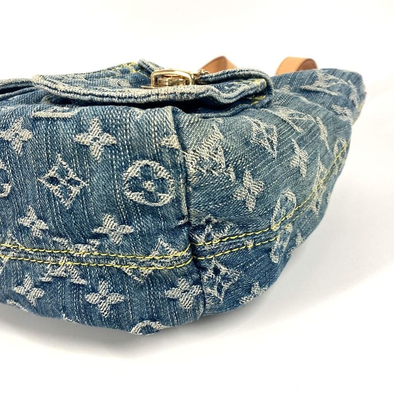 Louis Vuitton Backpack Ado PM Monogram Denim Canvas Blue — view 6