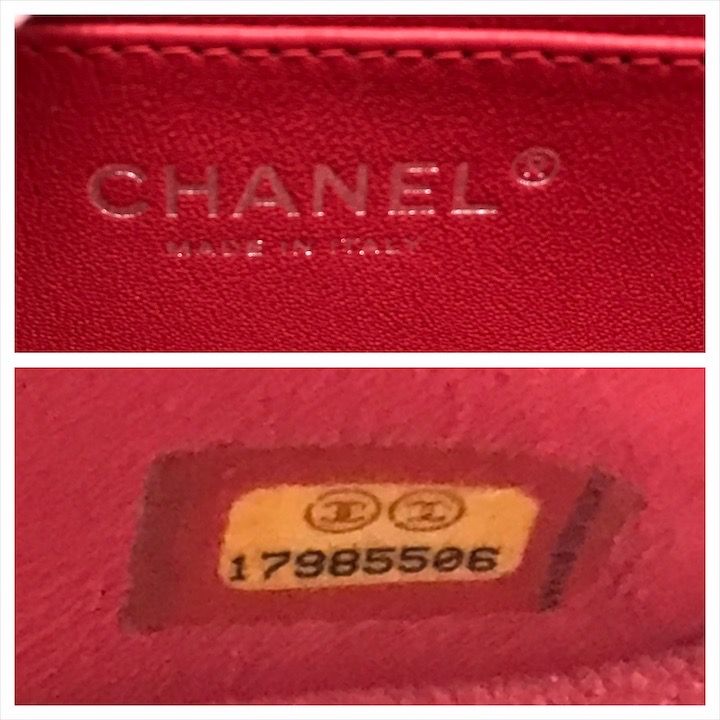 Chanel CC Logo Turnlock Soft Caviar Mini Quilted Chain Shoulder Bag Pink — view 9