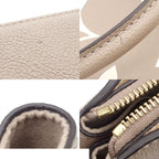 Louis Vuitton Petit Palais PM Tourterelle Cream Gray Leather 2-Way Shoulder Bag — view 8