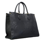 Louis Vuitton Tote Monogram Empreinte On The Go MM Noir 2-Way — view 2