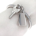 Hermes Kelly Clochette PM Diamond 53 Ring 18K White Gold