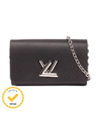 Louis Vuitton Chain Wallet Shoulder Bag Crossbody Portefeuille Twist