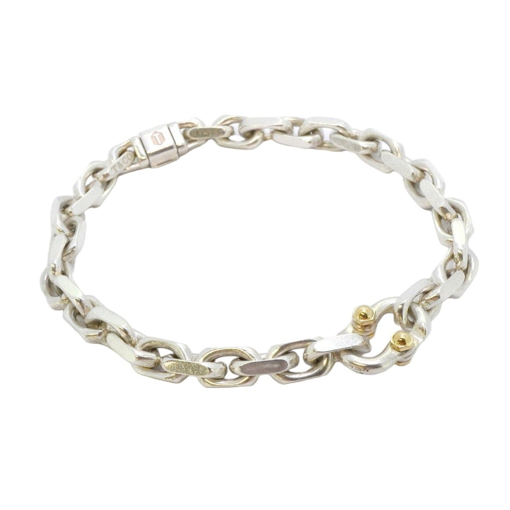 Tiffany & Co Bracelet Makers 18k Yellow Gold 925 Sterling Silver — view 2