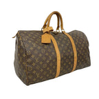 Louis Vuitton Boston Bag Monogram Keepall 50 Brown — view 2