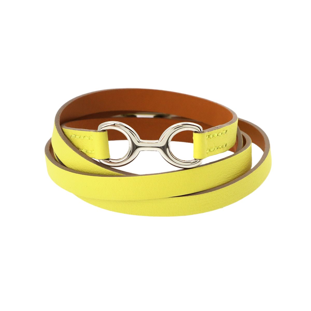 Hermes Dandy Pavane S Bracelet Swift Souffle Natural