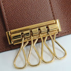 Louis Vuitton Key Case Multicles 4 Monogram Brown Gold Hardware — view 6
