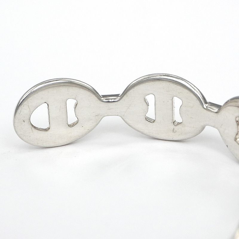 Hermes Bracelet Chaine D'ancre Anchene Bangle SH AG 925 SV Silver — view 9