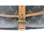 Louis Vuitton Shoulder Bag Monogram Saumur 30 Brown — view 7