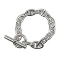 Hermes Bracelet Chaine D'ancre TGM 014 14 Links Silver