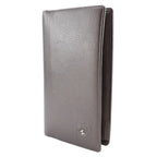 Chanel Camellia Coco Mark Leather Metallic Purple Long Wallet — view 2