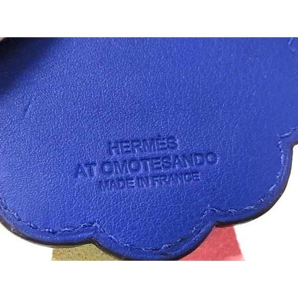 Hermes Omotesando Limited Agneau Milo Veau Key Holder Bag Charm Purple — view 3