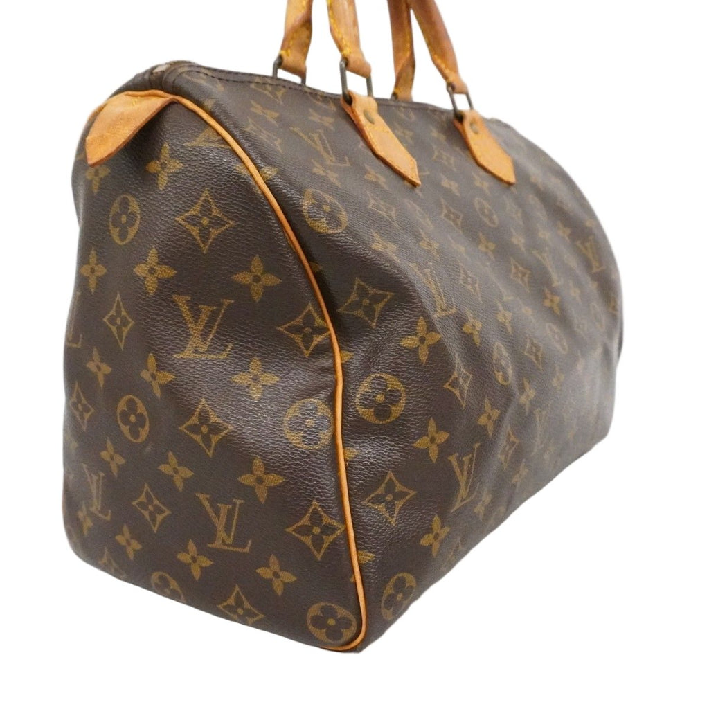 Louis Vuitton Handbag Monogram Speedy 35 Brown — view 2