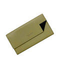 Bottega Veneta Long Fold Wallet Beige Khaki