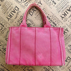 Prada Shoulder Bag Canapa Pink — view 2