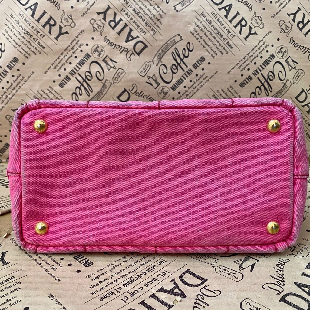Prada Shoulder Bag Canapa Pink — view 4