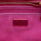 Prada Shoulder Bag Canapa Pink — view 5