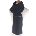 Hermes Wool Cashmere H Logo City Pocket Knit Scarf Stole — view 2