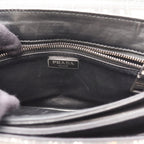 Prada Shoulder Bag Green Black Leather Chain — view 6
