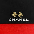Chanel Vintage Coco Mark Earrings Ear Cuff Accessory 96P