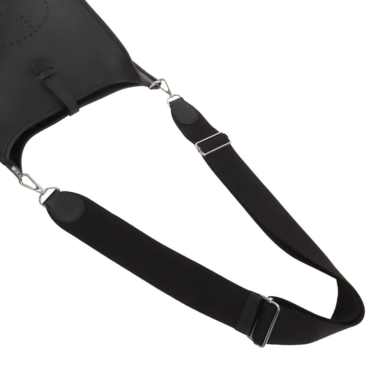 Hermes Evelyne 3 PM Black Silver Taurillon Shoulder Bag — view 4