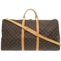 Louis Vuitton Keepall Bandouliere 60 Monogram Boston Bag LV
