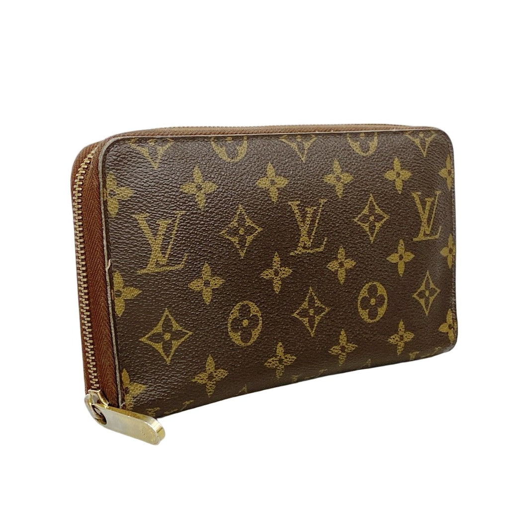 Louis Vuitton Wallet Monogram Zippy Organizer Brown — view 2