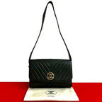 Chanel Vintage V Stitch Lambskin Semi — view 2