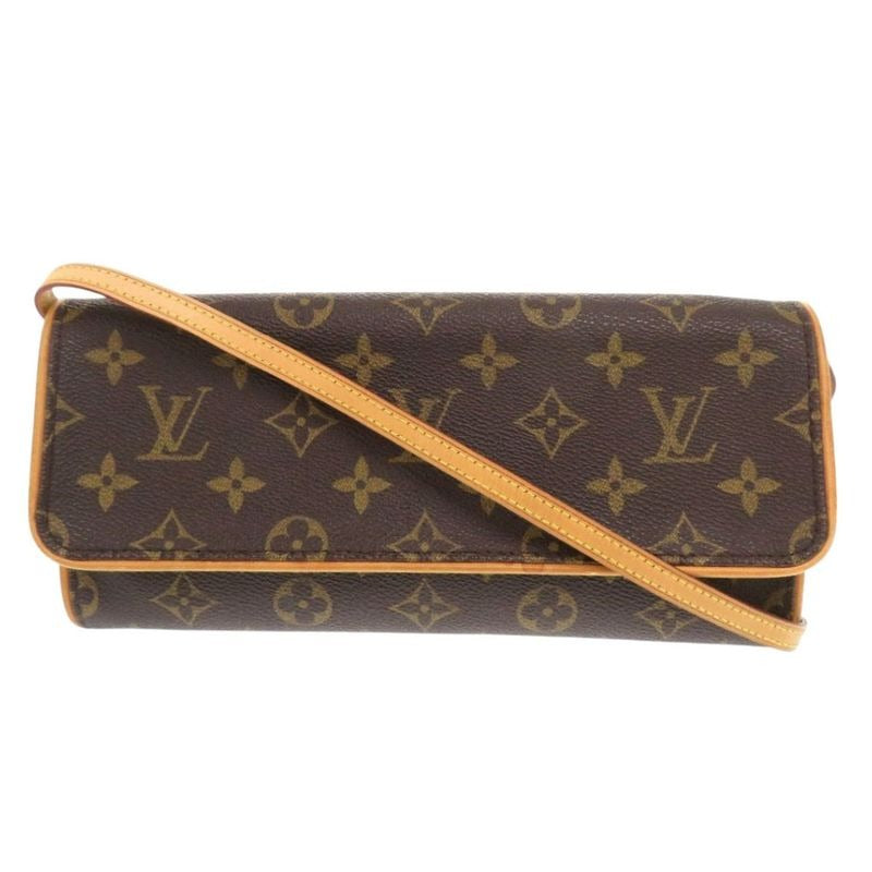 Louis Vuitton Pochette Twin GM Monogram Shoulder Bag 0658
