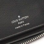 Louis Vuitton Round Wallet Zippy Vertical Noir Black Leather — view 4