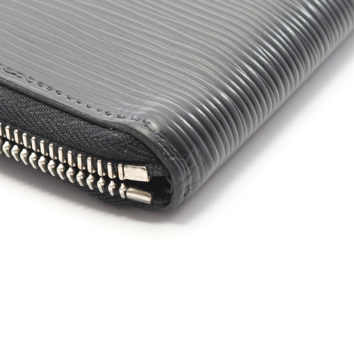 Louis Vuitton Round Wallet Zippy Vertical Noir Black Leather — view 7