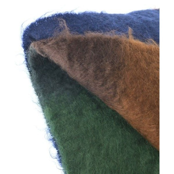 Loewe Scarf Brown Navy Green — view 2