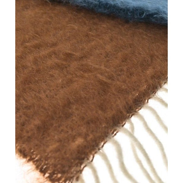 Loewe Scarf Brown Navy Green — view 3