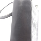 Chanel Tote Bag Chocolate Bar Black Lambskin Choco — view 3