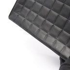 Chanel Tote Bag Chocolate Bar Black Lambskin Choco — view 4